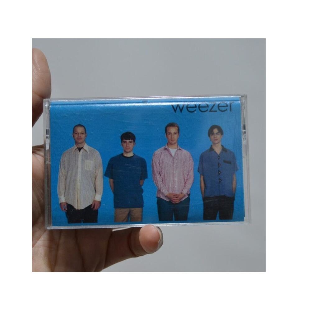Weezer Blue Album Cassette Tape Rare 1994 DGC Geffen Records Rare